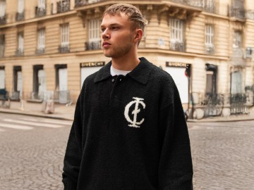 Comfort club gamma knit polo black cc 52028 000 fotoshoot 2