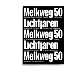 De melkweg 50 lichtjaren 9789090347127 cover book