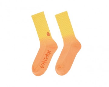 Edwin dip dye socks iceland poppy i0349422zi6703