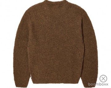 Edwin dun textured sweater taupe i0341343cf5703 achterkant