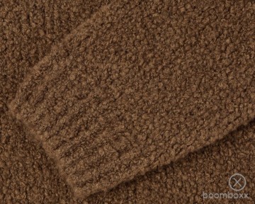 Edwin dun textured sweater taupe i0341343cf5703 zoom stof 3