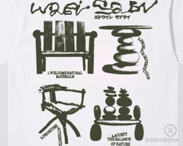 Edwin embrace imperfection tee white i036076026703 achterkant zoom