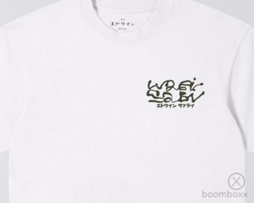 Edwin embrace imperfection tee white i036076026703 voorkant zoom