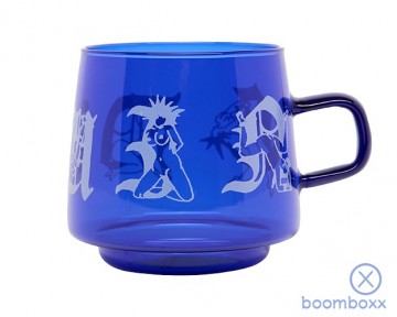 Edwin glass coffee cup blue kinbaku i03594001k106 rechts