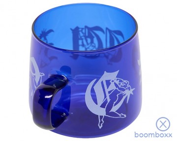 Edwin glass coffee cup blue kinbaku i03594001k106 van boven