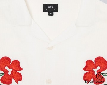 Edwin kbar shirt ss double gauze off white i0334523e6703 zoom 2
