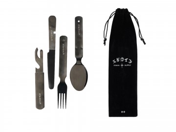 Edwin picnic set stainless steel black i0359398900