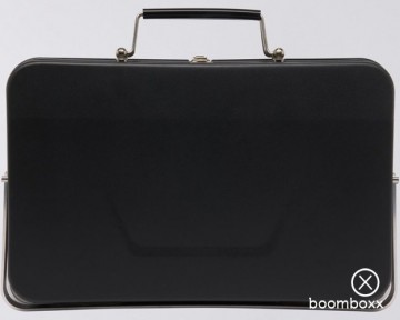 Edwin portable bbq stainless steel black i033706890006 backside