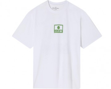 Edwin staff t shirt white garment washed i035011026703