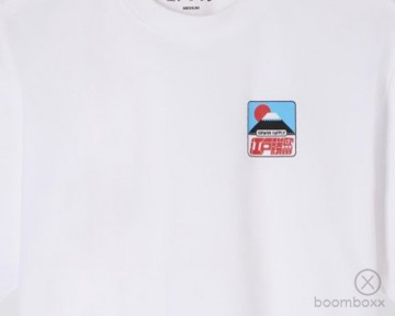 Edwin sunset on fuji san tee white i035001020003 zoom voorkant