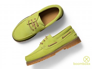 Garment project ollie boat schoen acid yellow suede gpf2753360 paar styled