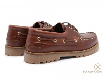 Garment project ollie boat shoe brown leather gpf2613 800 paar