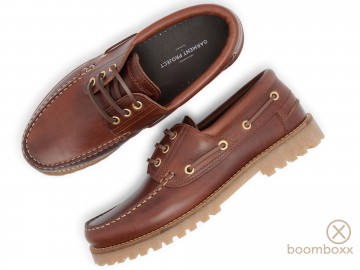 Garment project ollie boat shoe brown leather gpf2613 800 set