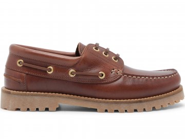 Garment project ollie boat shoe brown leather gpf2613 800
