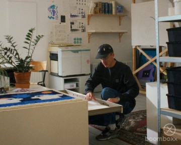 Home riso print by maxim de gilder mdg01 maxim zelfportret