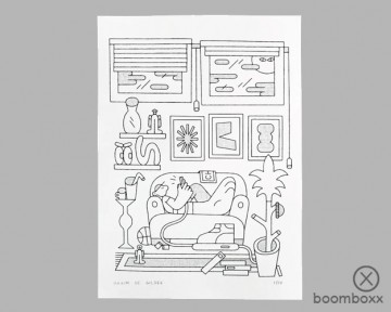 Home riso print by maxim de gilder mdg01