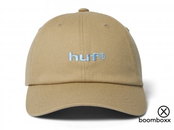 Huf 89 embroidery 6 panel hat stone blue ht00935 stnbl voorkant
