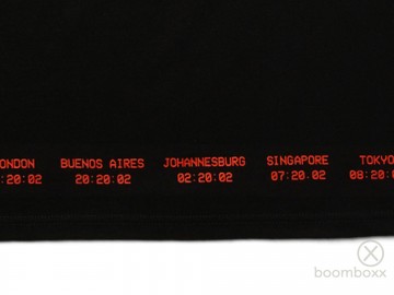 Huf flight path ss tee black ts02619 black achterkant zoom