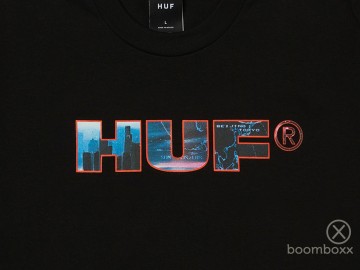 Huf flight path ss tee black ts02619 black zoom