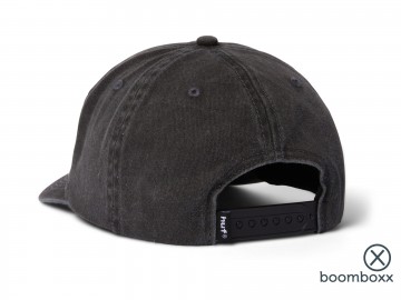Huf pacific wash 5 panel hat black ht00927 black achterkant