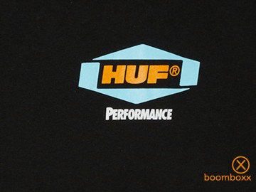 Huf spark it up t shirt black ts02621 black voorkant zoom