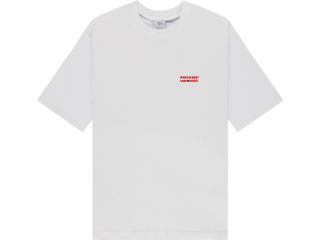 Kaibe x pockies watch t shirt white kxp ws voorkant