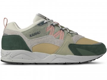 Karhu fusion 2 darkest spruce cameo rose f804194 sneaker side