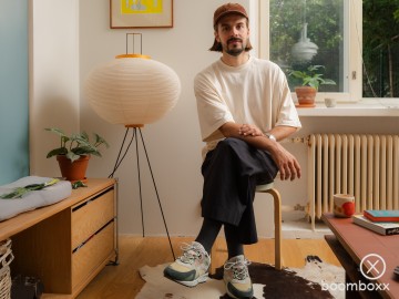 Karhu fusion 2 darkest spruce cameo rose sneaker f804194 fotoshoot