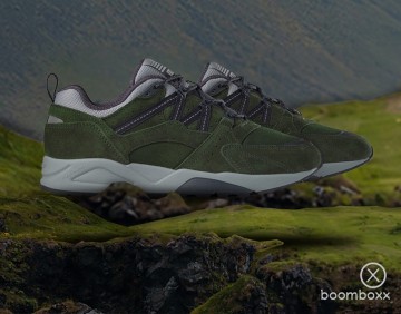 Karhu fusion 2 kombu green night sky f804155 sneaker photoshoot