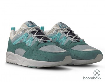 Karhu fusion 2 mineral blue pastel turqoise f804170 sneaker pair
