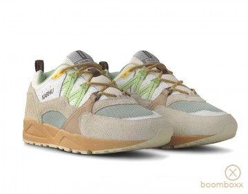 Karhu fusion 2 molkky turtledove shadow lime f804184 sneaker pair