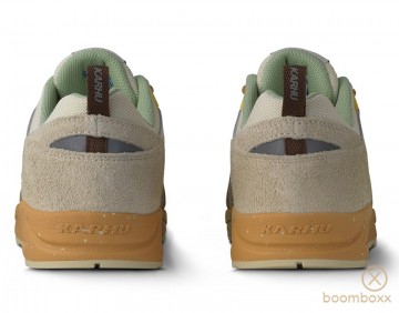 Karhu fusion 2 molkky turtledove shadow lime f804184 sneakerachterkant