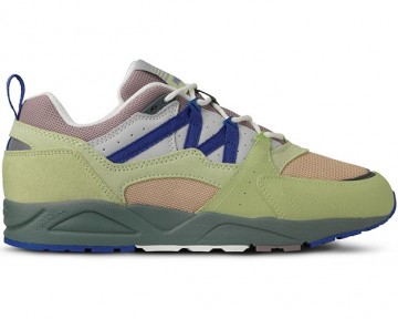 Karhu fusion 2 shadow lime amparo blue f804175 sneaker