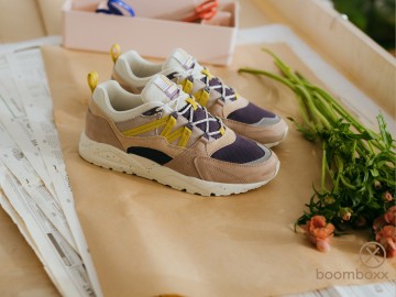 Karhu fusion 2 warm taup mango mint flower pack f804200 fotoshoot 3