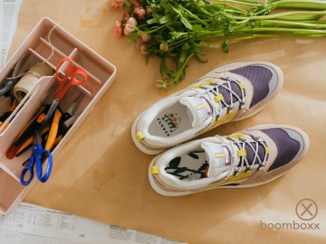 Karhu fusion 2 warm taup mango mint flower pack f804200 fotoshoot