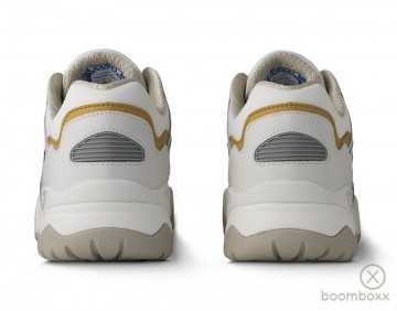 Karhu fusion xt blanc de blanc vintage khaki f850009 sneaker achterkant