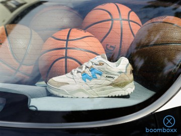 Karhu fusion xt warm taupe azure blue f850013 sneaker fotoshoot 3