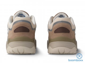 Karhu fusion xt warm taupe azure blue f850013 sneaker paar achterkant