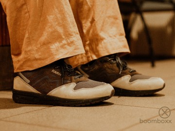 Karhu legacy 96 pale olive green chocolate torte f806090 sneaker fotoshoot