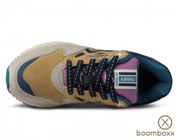 Karhu legacy 96 silver lining curry f806058 sneaker side