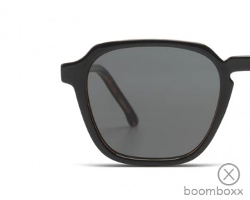 Komono matty black tortoise zonnebril kom s9525 zoom
