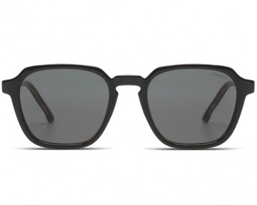 Komono matty black tortoise zonnebril kom s9525