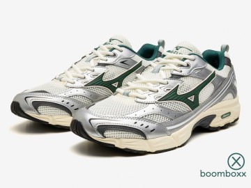 Mizuno mxr snow white bistro green d1ga245111 paar sneakers