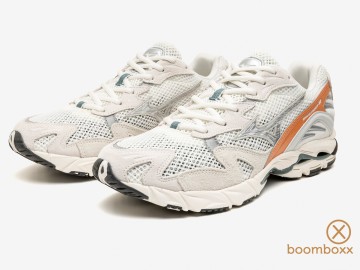 Mizuno wave rider 10 snow white dawn blue sun baked d1ga261101 paar