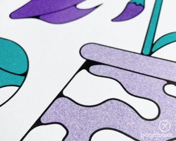 Pepper riso print by maxim de gilder zoom