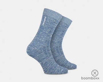 Pockies 2 pack chunky socks blue 2p bbcs pair socks blue