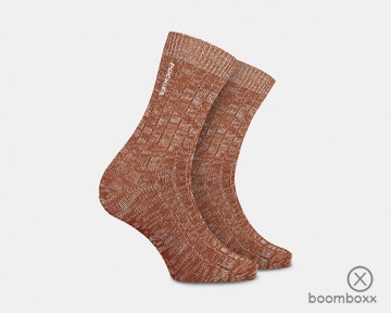 Pockies 2 pack chunky socks brown 2p tcptcs pair brown