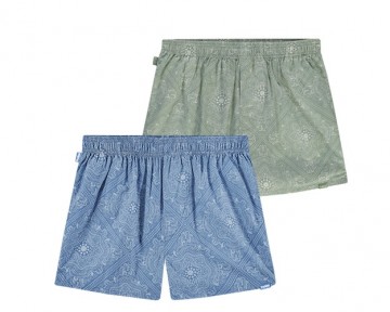 Pockies 2 pack paisley blue boxer 2gb pai pair
