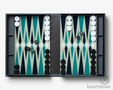 Printworks classic backgammon green 399011 complete