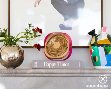 Printworks portable fan cerise 399078 interieur 2